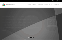 Tablet Screenshot of elementoinc.com